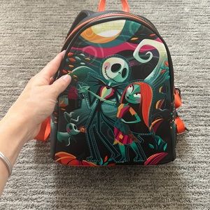 Nightmare Before Christmas Loungefly mini backpack and matching wallet! NWT.